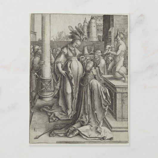 Solomon Prays voor een Afbeelding van Graven, c.15 Briefkaart (Voorkant)