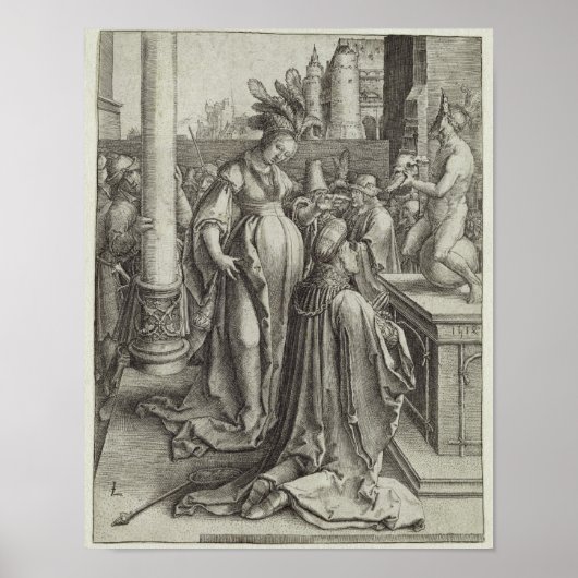 Solomon Prays voor een Afbeelding van Graven, c.15 Poster (Voorkant)