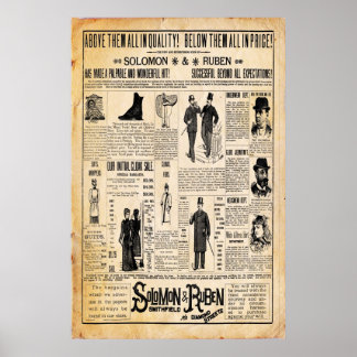 Solomon & Ruben Store Print