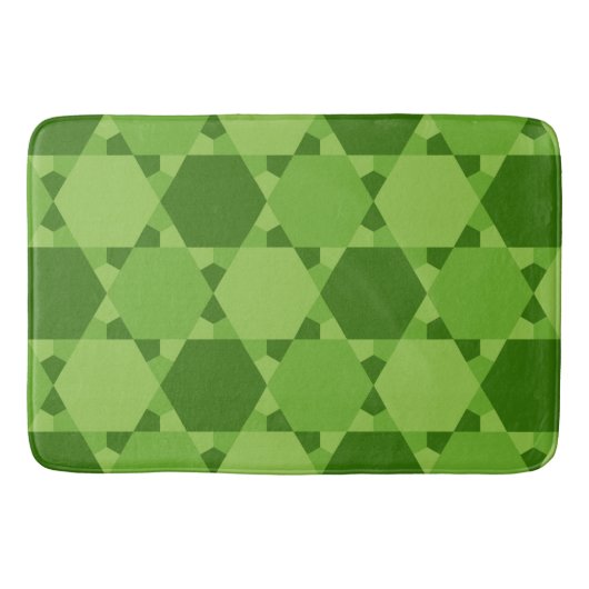 Solomon Seal Star van David Optical Illusion Badmat (Voorkant)