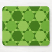 Solomon Seal Star van David Optical Illusion Muismat (Voorkant)