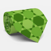 Solomon Seal Star van David Optical Illusion Stropdas (Opgerold)