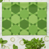 Solomon Seal Star van David Optical Illusion Theedoek (Gevouwen)