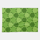 Solomon Seal Star van David Optical Illusion Theedoek (Horizontaal)