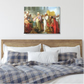 Solomon voor de ark van het convenant, 1747 canvas afdruk (Insitu (Slaapkamer))