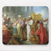 Solomon voor de ark van het convenant, 1747 muismat (Voorkant)