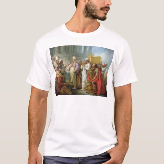 Solomon voor de ark van het convenant, 1747 t-shirt (Voorkant)