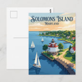 Solomons Island Maryland Briefkaart (Voorkant / Achterkant)