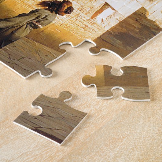 Solomon's muur, Jeruzalem van Jean-Leon Gerome Legpuzzel (Zijkant)