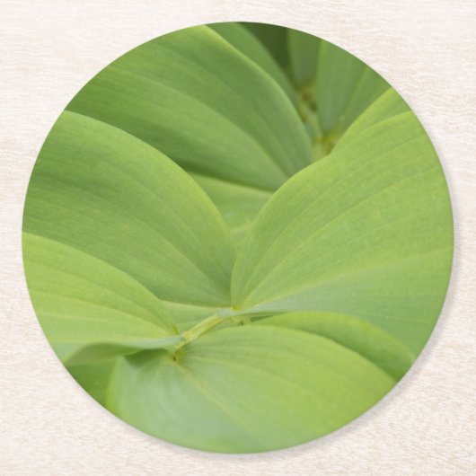 Solomons Seal Ronde Kartonnen Onderzetter (Voorkant)