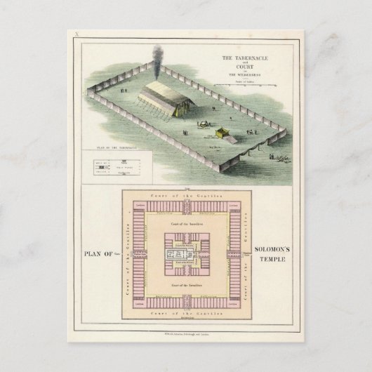 Solomon's tempel briefkaart (Voorkant)