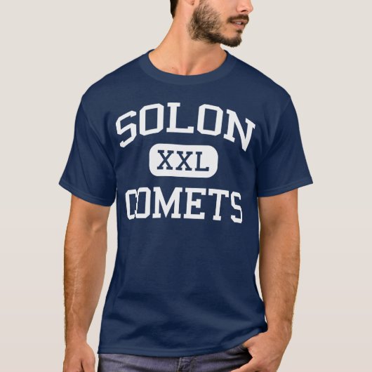 Solon - Comets - Solon High School - Solon Ohio T-shirt (Voorkant)