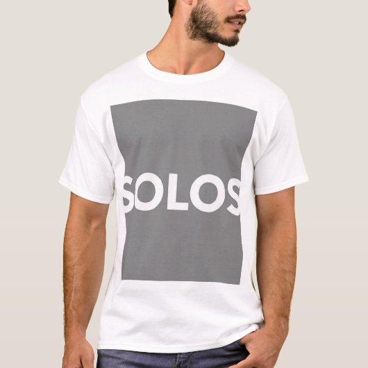 SOLOS Vette Typografie T-shirt (Voorkant)