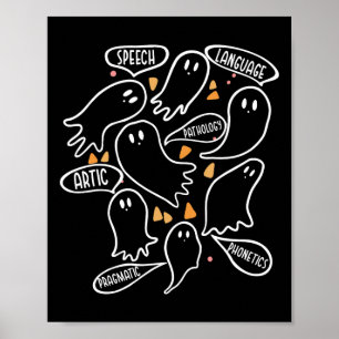 Solp Speech Language Pathologist - Grappig Hallowe Poster