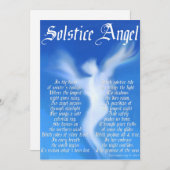 Solstice Angel Feestdagenkaart (Voorkant / Achterkant)