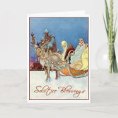 Solstice Blessings Feestdagen Kaart (Voorkant)