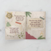 Solstice Blessings Holiday Kaart (Binnen)