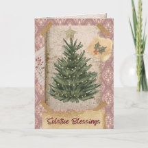 Solstice Blessings Holiday Kaart