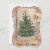 Solstice Blessings Holiday Kaart (Flat) (Voorkant)