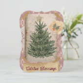 Solstice Blessings Holiday Kaart (Flat) (Staand voorkant)