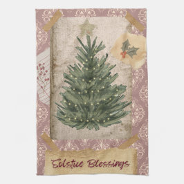 Solstice Blessings keukenhanddoek