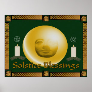 Solstice Blessings Poster