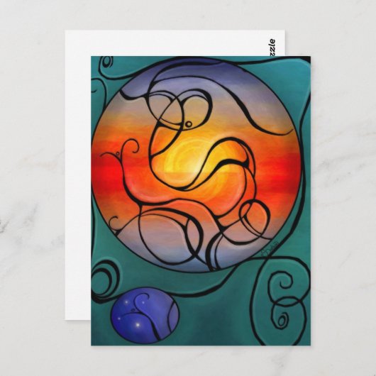 Solstice Briefkaart (Voorkant / Achterkant)