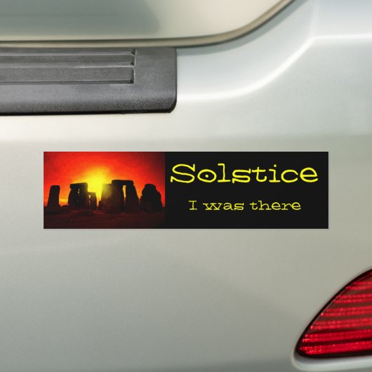 Solstice Bumpersticker (Op auto)