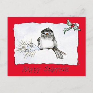 Solstice Chickadee Briefkaart