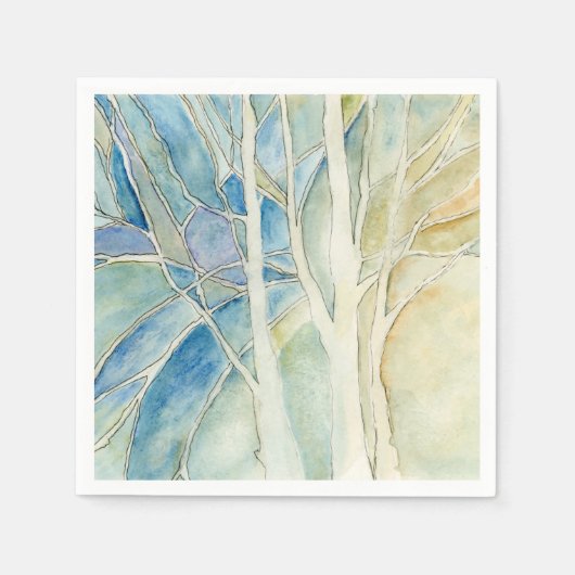 Solstice-design op Party Napkins Servet (Voorkant)