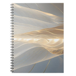 Solstice Echo – Golden Wave Minimalist Journal Not Notitieboek