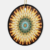 Solstice Fire 2 Keramisch Ornament (Links)