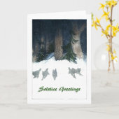 Solstice Groeten 2 Kaart (Gele Bloem)