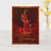 Solstice Groeten Kaart (Gele Bloem)