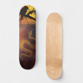 Solstice Kookaburra Silhouette Hemelse Slang Persoonlijk Skateboard (Voorkant)