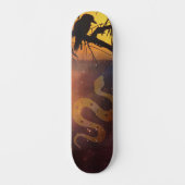 Solstice Kookaburra Silhouette Hemelse Slang Persoonlijk Skateboard (Voorkant)