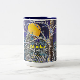 Solstice Moon 15oz ALASKA mok met twee toonaangeve