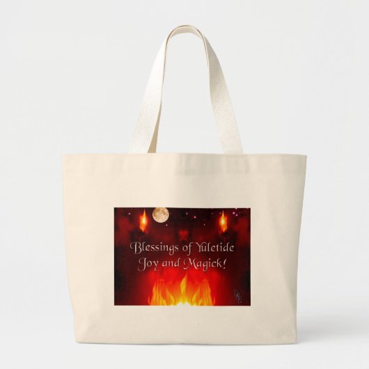 Solstice nacht 2 grote tote bag (Voorkant)