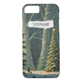 Solstice Spruce Gepersonaliseerde Kerstmis Case-Mate iPhone Case (Achterkant)