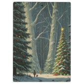 Solstice Spruce Gepersonaliseerde Kerstmis Klembord (Achterkant)