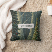 Solstice Spruce Gepersonaliseerde Kerstmis Kussen (Deken)
