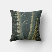 Solstice Spruce Gepersonaliseerde Kerstmis Kussen (Achterkant)