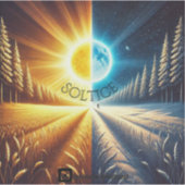 "Solstice"-sticker Sticker (Voorkant)