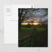 Solstice Sunset Briefkaart (Voorkant / Achterkant)