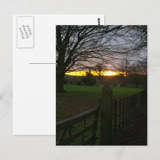 Solstice Sunset Briefkaart (Voorkant / Achterkant)