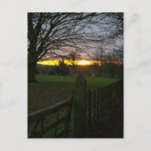 Solstice Sunset Briefkaart (Voorkant)