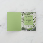 Solstice Winter Wreatskaart Feestdagen Kaart (Binnen)