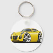 Solstice Yellow Car Sleutelhanger (Voorkant)