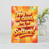 Solteros adelante kaart (Staand voorkant)