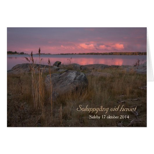 Soluppgång vid havet CC0759 Sideby Siipyy (Voorkant Horizontaal)